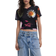 Desigual Printed Tulle T-shirt - Black
