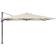 Platinum Sun & Shade Challenger T¹ Premium Hängparasoll 400x300 cm Beige