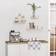 Homcom U Shaped White Wall Shelf 60cm 3pcs