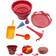 Schildkröt 7 in 1 Sand Toys Set Red