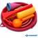 Schildkröt Sand 7in1 Toys Set di secchielli pieghevoli, rosso