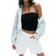 H&M Ribbed Tube Top - Black