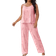 Shein Plus Size Pajama Set, Solid Color Camisole And Pants, Fashionable For Summer