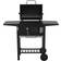Black Garden Outdoor Charcoal BBQ Grill with Lid Cover Wheels