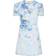 Zimmermann Crush Floral Short Dress - Blue