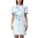 Zimmermann Crush Floral Short Dress - Blue