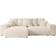 ALTDECOR ESKAR-L Beige Sofa 256cm 4-Sitzer