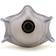Moldex 2400 Organic Vapors Particulate Respirator with Exhale Valve N95 Face Mask 20-pack