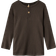 Name It Basis Rib Bluse Kab Delicioso Melange - Brun