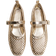 H&M Perforated Mary Jane Ballet - Gold