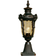 Elstead Lighting Philadelphia Bronze/Amber Gate Lamp 54cm