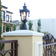 Elstead Lighting Philadelphia Bronze/Amber Gate Lamp 54cm