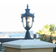 Elstead Lighting Philadelphia Bronze/Amber Gate Lamp 54cm