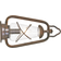 Elstead Lighting Miners Bronze/Transparent Gate Lamp 37cm