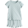 H&M Printed Pyjamas - Light Turquoise/Hearts (1293182002)