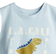 H&M Printed Vest Top - Light Blue/L.A. Cali (1234332006)