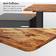 VonHaus Electric Standing Height Adjustable Dark Wood Writing Desk 60x100cm