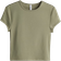 H&M Fitted T-shirt - Khaki Green