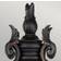 Elstead Lighting Baltimore Large Weathered Bronze Gate Lamp 68cm