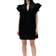 H&M Flutter Sleeve Dress with Broderie Anglaise - Black