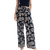 H&M Cotton Drawstring Trousers - Navy Blue/Seashells