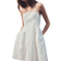 H&M Jacquard Weave Strappy Dress - White