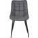 MCC Direct Suede Effect Grey Kitchen Chair 85cm 2pcs