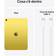 Apple iPad A14, 10.9-inch, Wi-Fi + Cellular, 64GB Yellow