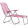 Fiam Chaise Longue Spaghetti - Rose - Aluminium