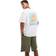 Jack & Jones Vit T-Shirt Saint Tropez Soltryck Baktill Vit
