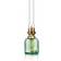 Karlskrona Lampfabrik Skeppsholmen Jade Green Olielampe 35cm