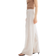 H&M Wide Leg Pants - White/Brown
