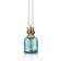 Karlskrona Lampfabrik Skeppsholmen Aquamarine Olielampe 35cm