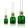 Karlskrona Lampfabrik Skeppsholmen Green Olielampe 35cm
