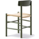 Fredericia Furniture J39 Mogensen Khaki Green Beech / Natural Paper Cord Køkkenstol 77cm