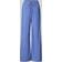 Gina Tricot Cotton Poplin Trousers Stribede Bukser - Blue