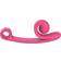 Snail Vibe Curve Dual Stimulator Pink