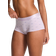 PINK Logo Cotton Boyshort Panty - Purple Whisper Script Pink Print