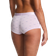 PINK Logo Cotton Boyshort Panty - Purple Whisper Script Pink Print