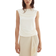 H&M Draped Cap Sleeved Top - Cream