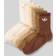 adidas Trefoil 6 Pack Crew Socks - Brown/Cream/White