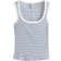 H&M Ribbed Tank Top - Blue/Striped