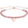 Thomas Sabo Heart Bracelet - Rose Gold/Beige/Pearls