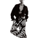 H&M Cotton Drawstring Trousers - Black/Palm Trees