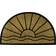 JVL Half Circle Black, Brown 40x70cm