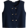 H&M Double Breasted Waistcoat - Navy Blue