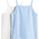 H&M Cotton Tank Tops 2-pack - Light Blue/White (1275382002)