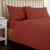 Dunelm Pure Cotton Bed Sheet Orange (200x150cm)