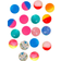Shein 20pcs/set Random Color Floating Elastic Ball Creative Relieve Stress Toy
