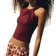 H&M Twist Detail Vest Top - Burgundy